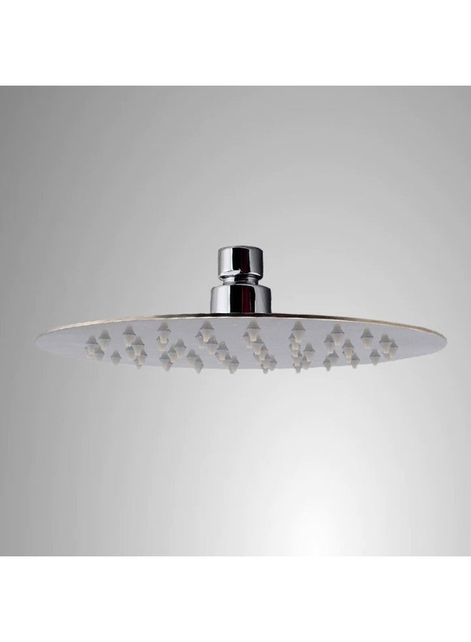 ITG 10-Inch Rain Shower Head, 25cm Round 304 Stainless Steel, Chrome Finish, High Pressure Rainfall Showerhead, Ultra-Thin, Anti-Rust, Bathroom Overhead Shower - Image 2