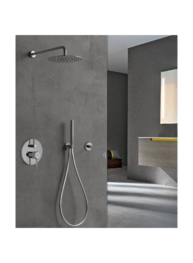 ITG 10-Inch Rain Shower Head, 25cm Round 304 Stainless Steel, Chrome Finish, High Pressure Rainfall Showerhead, Ultra-Thin, Anti-Rust, Bathroom Overhead Shower - Image 4