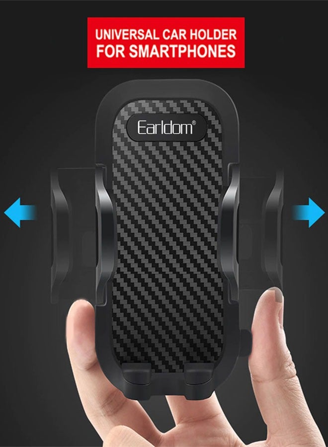 EARLDOM ET-EH59 SUCTION CUP 360 DEGREE ROTATION CAR HOLDER - BLACK - Image 4