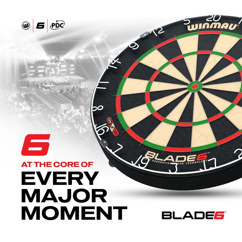 WINMAU Blade 6 Professional Bristle Dartboard - Image 2