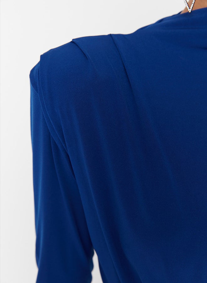 trendyol Saks Padded Snap Knitted Bodysuit TPRAW23BD00048 - Image 4