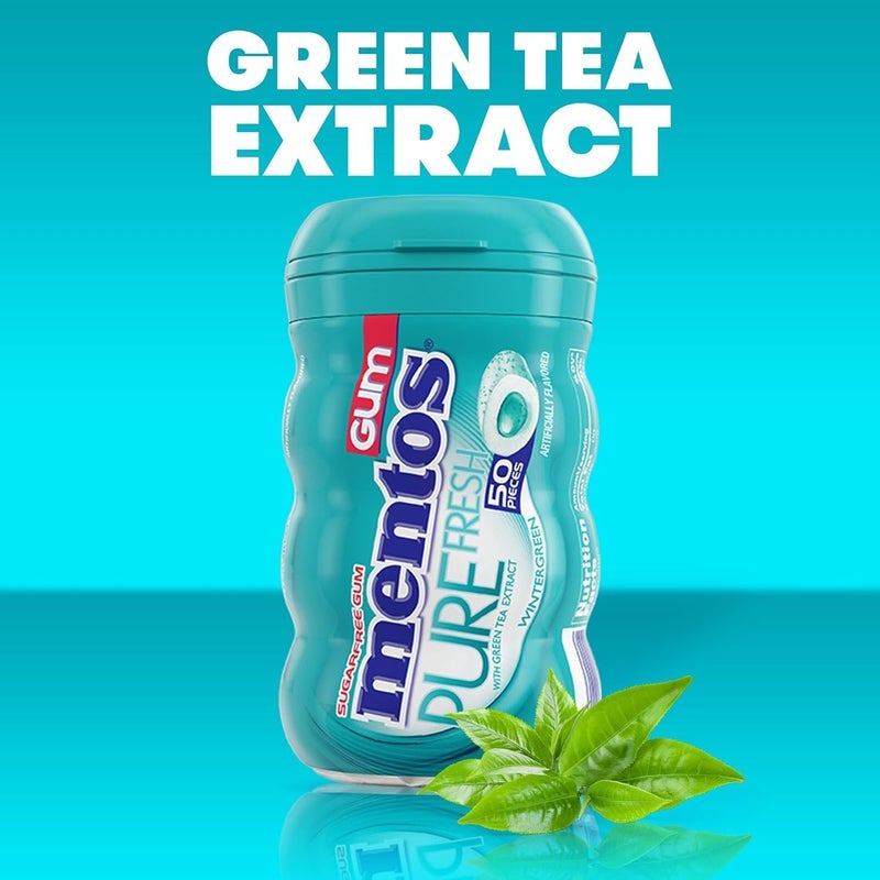 Mentos Pure Fresh Sugar-Free Chewing Gum - Wintergreen Flavor - Image 5