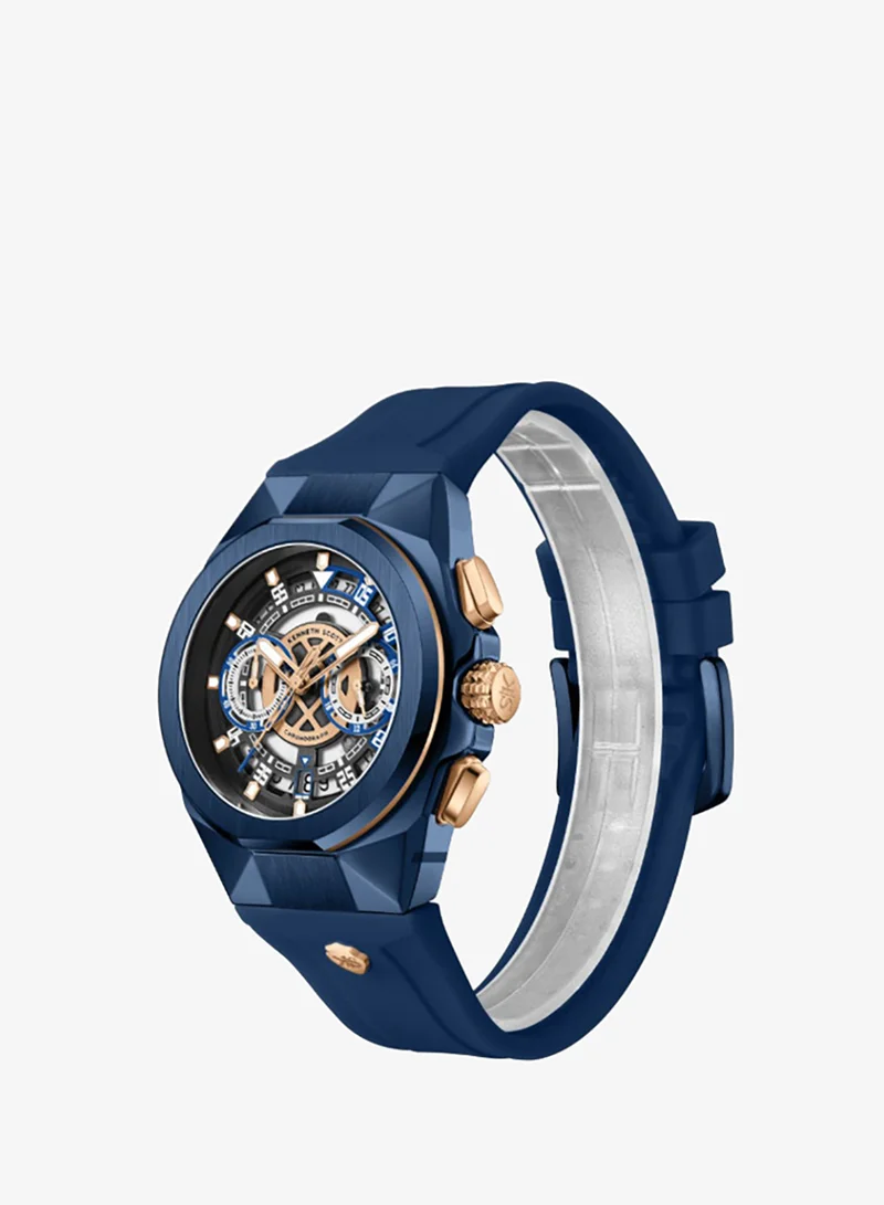 كينيث سكوت Men's Silicone Chronograph  Watch K26103-NSNB - 43 mm