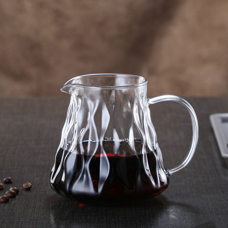 New Magic Flower Coffee Pot Glass Sharing Pot Coffee Pot Set V60 Coffee Filter Cup Hand Pot Spot - Image 3