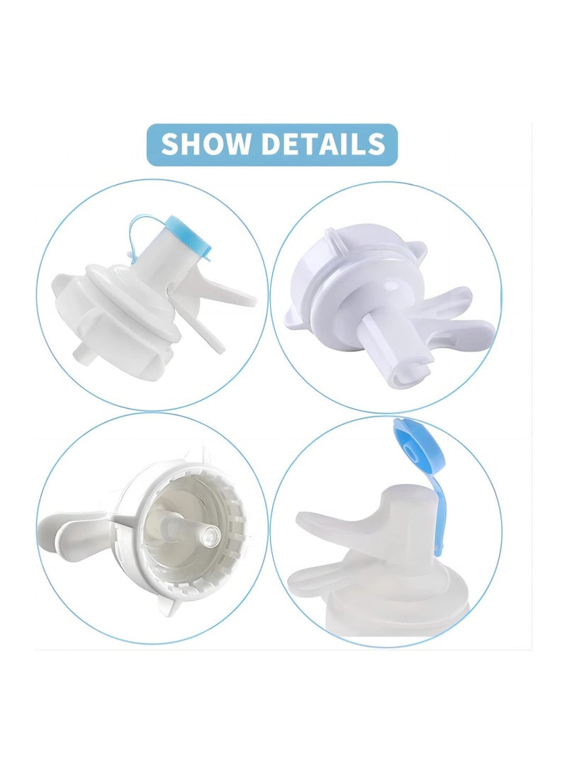 1 Pack Water Dispenser Valve Reusable Water Bucket Jug Plastic Spigot Faucet Nozzle with Dustproof Cap and Wood Stick for 55 mm Non-Threaded Crown Top Jugs Bottles (Not for Threaded Bucket) - Image 2