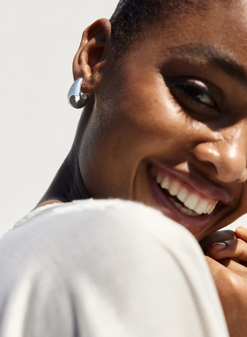 H&M Chunky Dome Earrings