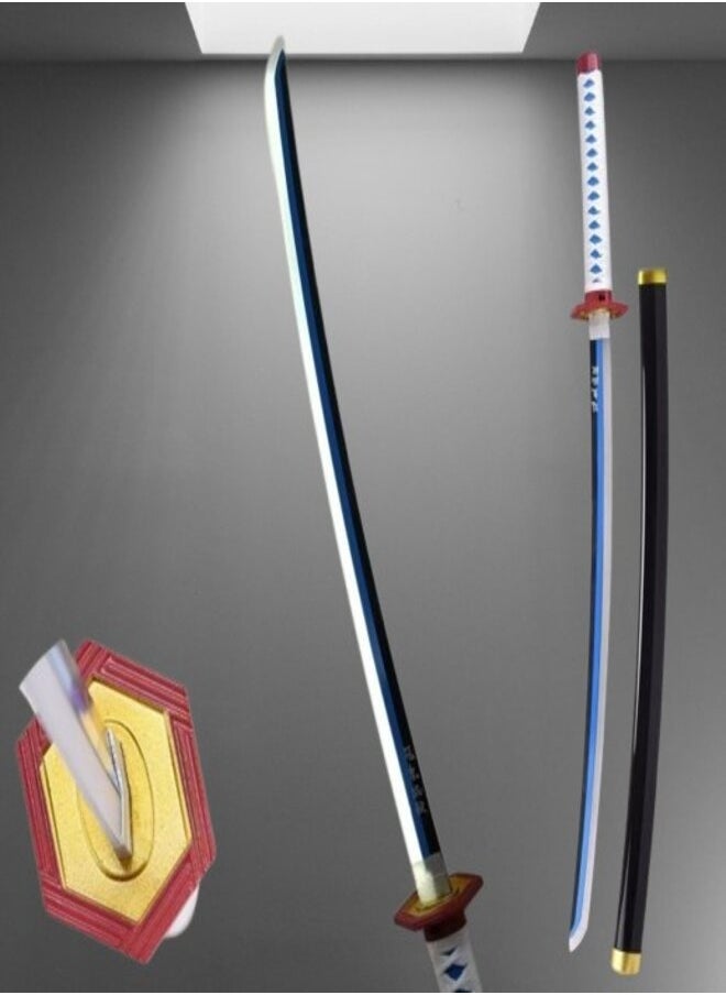 Sakura Anime Toys and Gifts Tomioka Giyu Wooden Sword With Light 