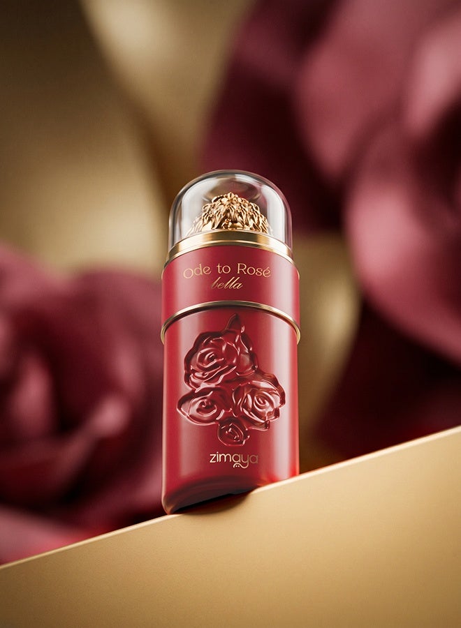 Zimaya Ode To Rose Bella Eau de Parfum for Women, 100 ML - Image 4