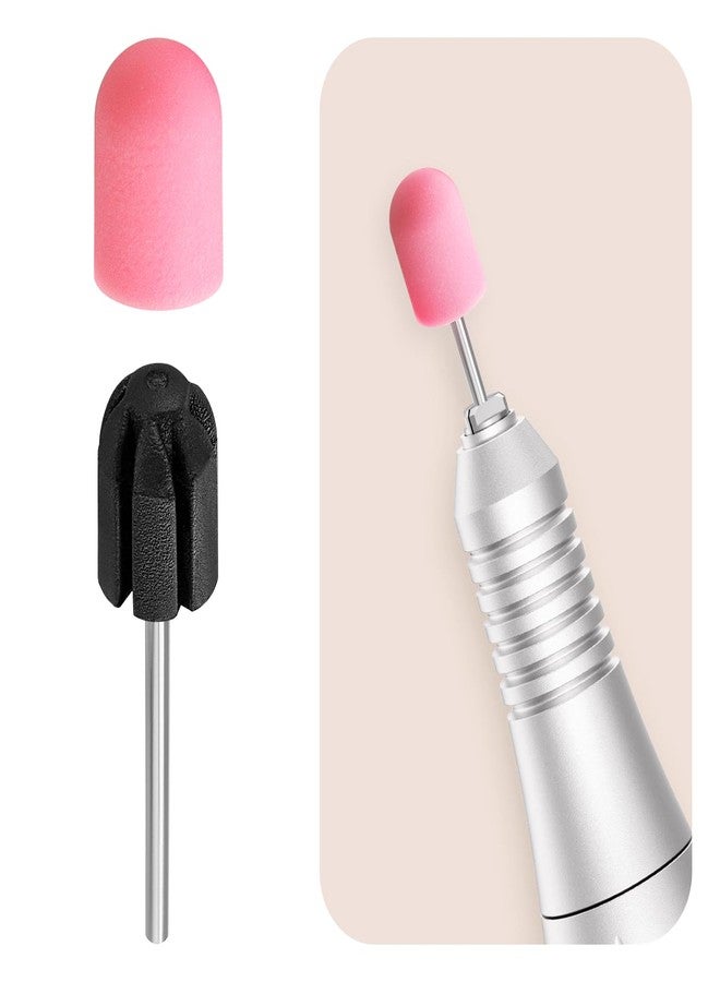 Create idea 11pcs 10mmx15mm Manicure Sanding Cap Manicure Polisher Cover Fine Grit Sanding Cap Manicure Tool Nail Sanding Cap for Natural Nails Artificial Nails, Pink - Image 4