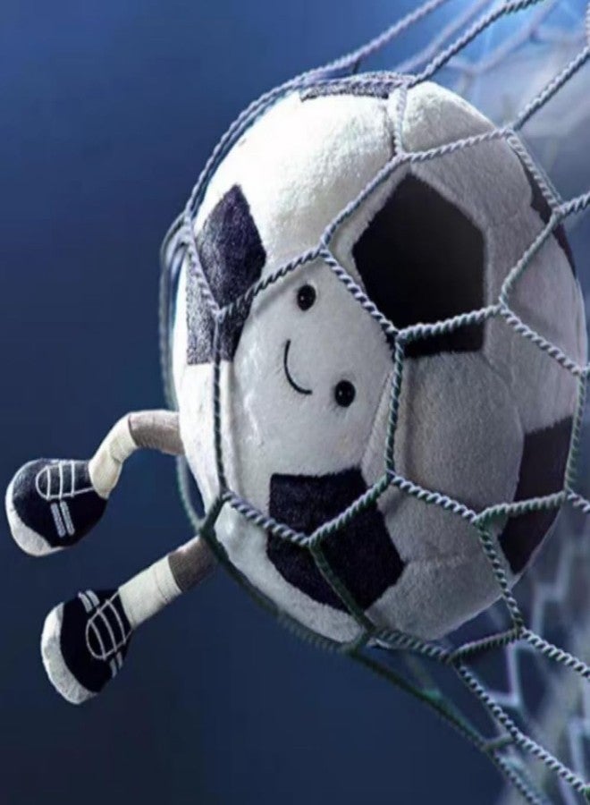 OUKEYI 11.8 "/30cm Basketball Plush Pillow, Soft Football Shaped Plush Pillow,Basketball/Football Plush Toy Sport Theme Plushie Soccer Stuffed Toys (Football) - Image 5