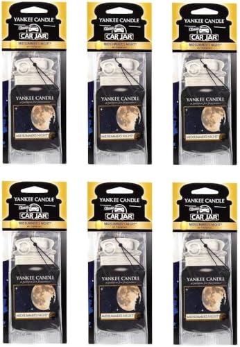 Yankee Candle MidSummer's Night Paper Car Jar Hanging Air Freshener (Pack of 6) - Image 5