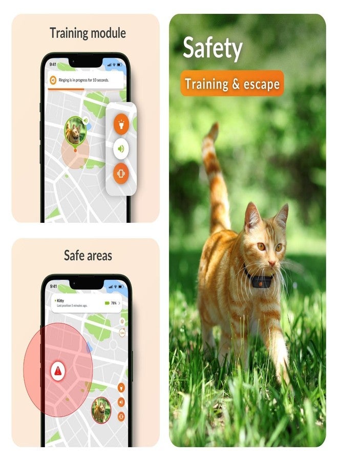 Weenect Cat XS - New GPS Tracker for Cats | Real-time Mini GPS Tracker for Cats | Smallest Model on The Market | Collar Included | Subscription Required - Image 4