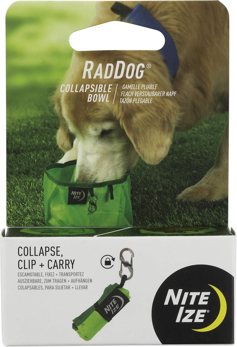 NiteIze Nite IZE RadDog Collapsible Dog Bowl Lightweight Food and Water Bowl - Image 1