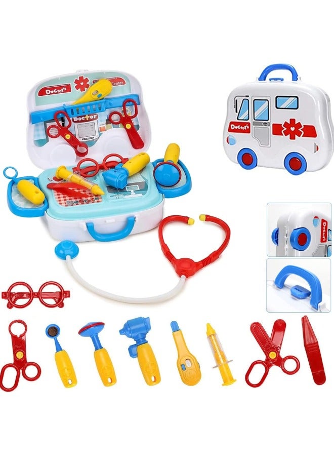 Little Rockz Doctor Play Toy Set with Wheel Carry Case for Kids - Image 1