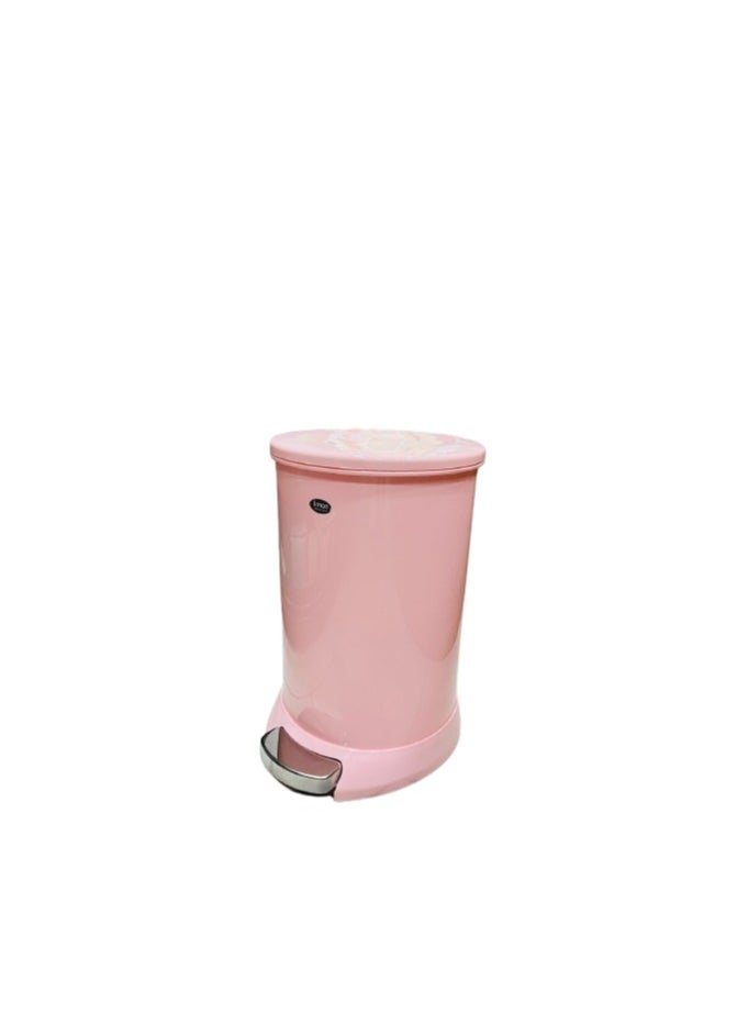 Generic Limon kitchenware 20L Step-On Waste Bin With Pedal, Plastic Waste Bin for Bathroom, Kitchen or Office Foot Pedal Trash Bin for Commercial Purposes Assorted  - Image 1