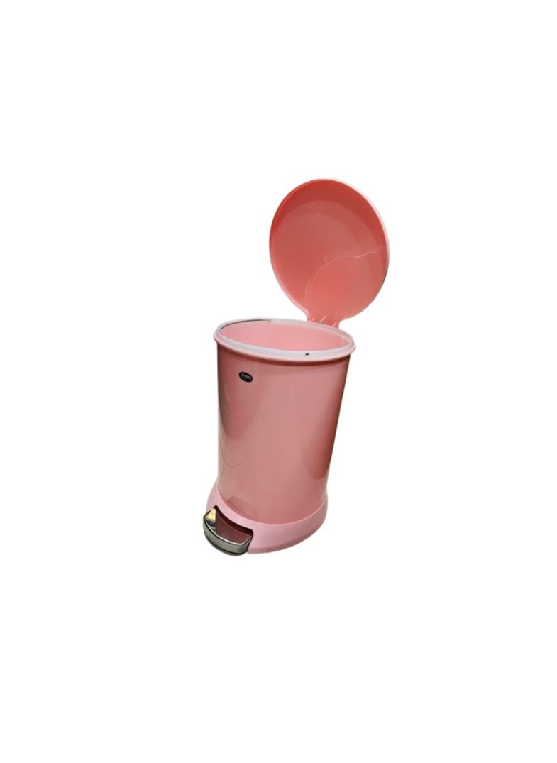 Generic Limon kitchenware 20L Step-On Waste Bin With Pedal, Plastic Waste Bin for Bathroom, Kitchen or Office Foot Pedal Trash Bin for Commercial Purposes Assorted  - Image 3