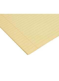 MARKQ Writing Pad 50 Sheets Single line Yellow Legal Notepad, A4 Notebook Sheets for School, College, Office Supplies  - Image 4