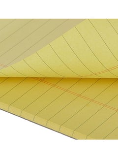 MARKQ Writing Pad 50 Sheets Single line Yellow Legal Notepad, A4 Notebook Sheets for School, College, Office Supplies  - Image 5