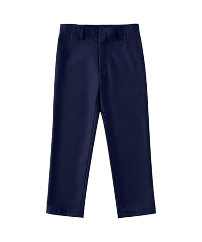 Visaccy Boys Suit,Toddler Formal Suits with Vest Pants Shirt and Tie Navy Suits Size 14 - Image 4