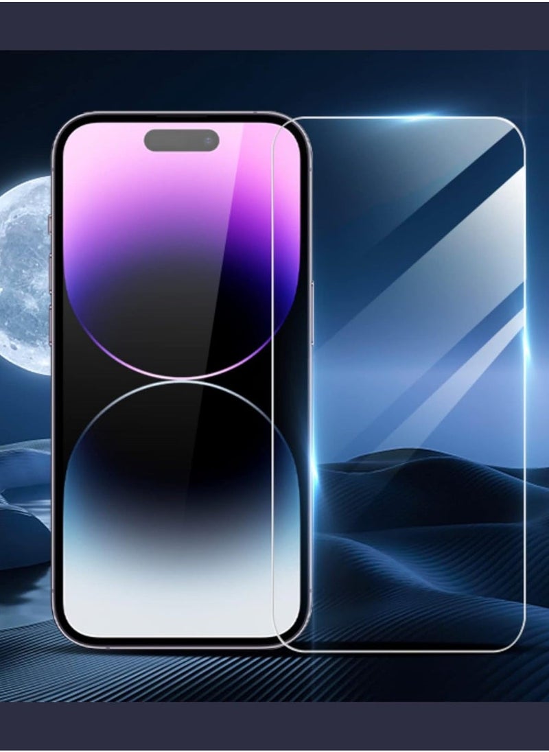 Raxoom Tempered Glass Screen Protector for iPhone 14 Pro Max 6.7" - 9H Hardness, HD Clear, Anti-Scratch, Bubble-Free - Image 1