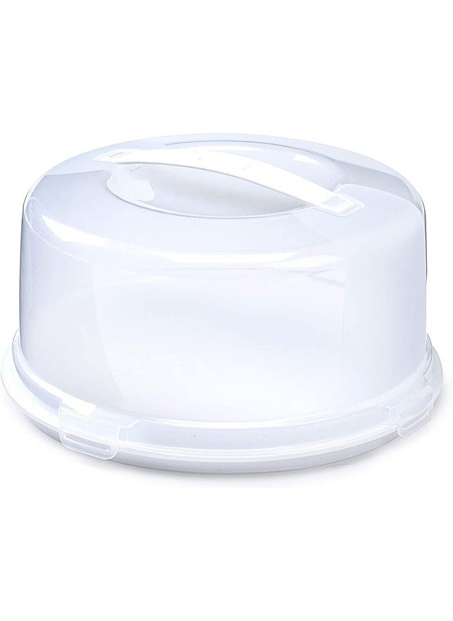 Concept home - Cake Dome Food Saver White/Clear 30cm - Image 1