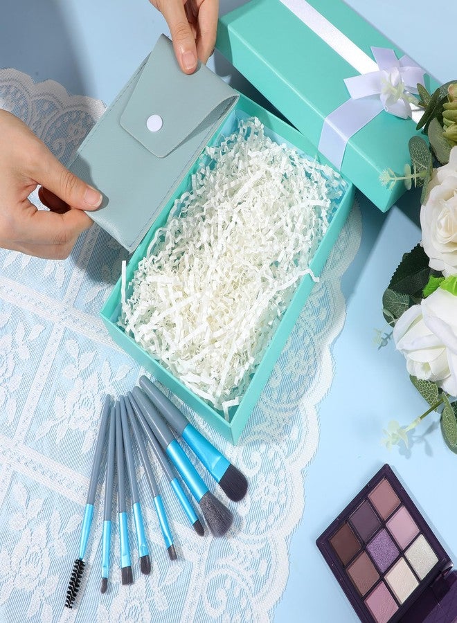 PercyEffie 15 Sets Mini Makeup Brush Bulk Travel Sets,Synthetic Fibre Face Make up Brushes Women's makeup set Blush Brush for Party Favor,Gift Set Bridesmaids, Bachelor Party Present(Light Blue) - Image 3