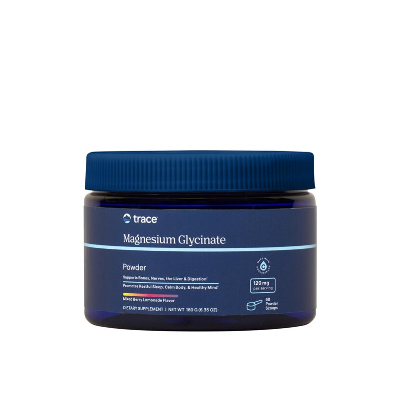 Trace Minerals Magnesium Glycinate Powder Mixed Berry Lemonade - Image 2
