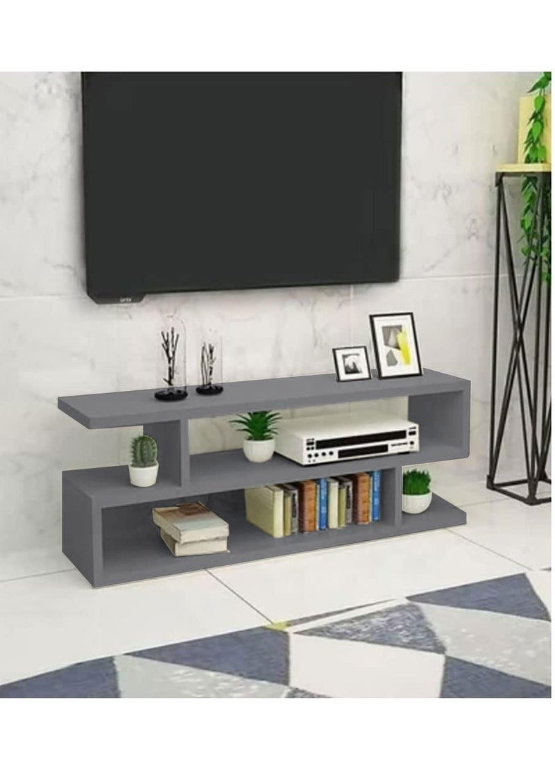 XiuWoo 3-Tiers Personalized TV Table TV Rack Cabinet Modern Media Storage Stand Console Coffee Table Home Office Storage Rack Side End Table for Living Room Bedroom Office  - Image 2