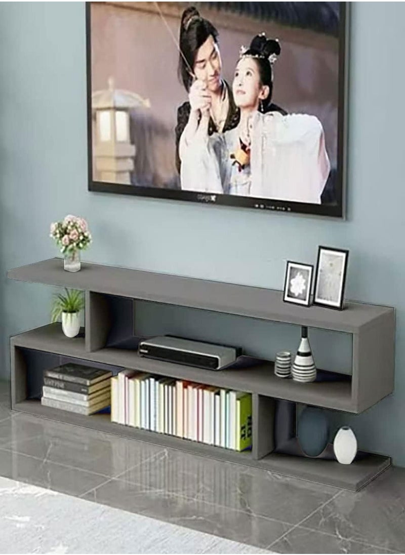 XiuWoo 3-Tiers Personalized TV Table TV Rack Cabinet Modern Media Storage Stand Console Coffee Table Home Office Storage Rack Side End Table for Living Room Bedroom Office  - Image 3