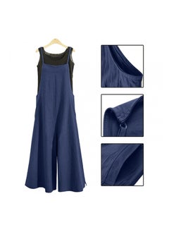 Women’s Jumpsuit Loose Ankle Pants Wide Leg Jumpsuits Baggy Rompers Overalls with Pockets
