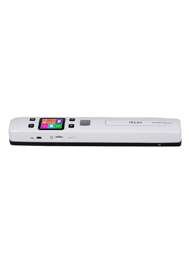 iScan - 1050DPI Portable Scanner Support TF Card Max. 32GB Photo JPEG PDF Color Scanning Receipts Books A4 Document - Image 1