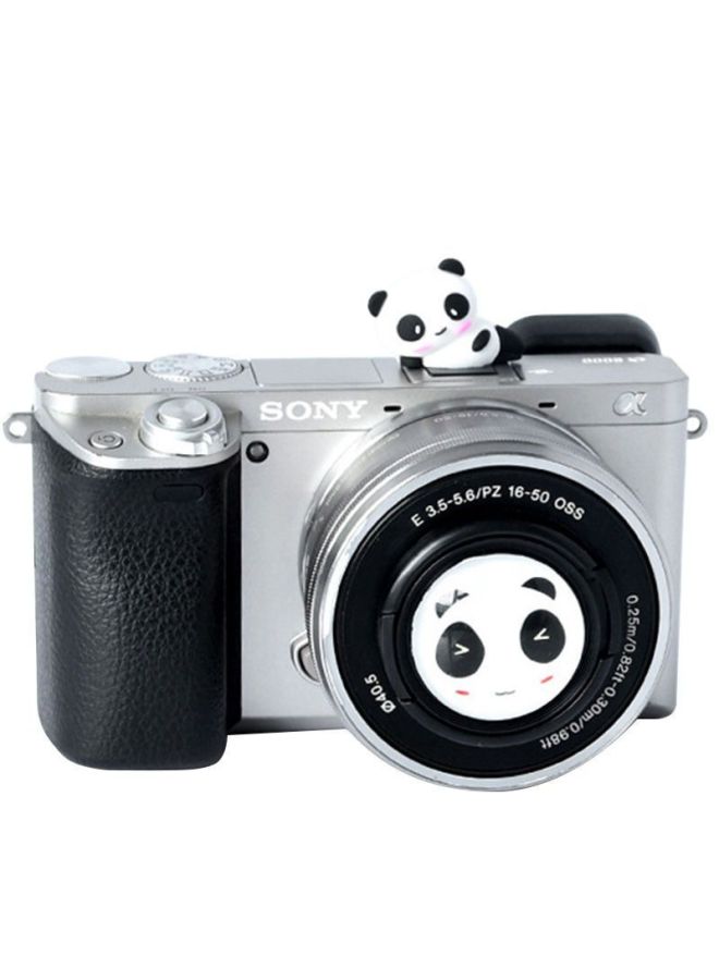 Panda Hot Boot Cover SLR Camera For Canon Sony Micro Single Fuji Xt30/4 Nikon Decorative Accessories Creative-Color: + 58mm Lens Cap - Image 4
