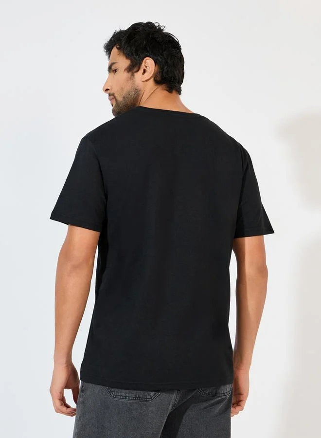 Styli Moon Print Oversized T-Shirt