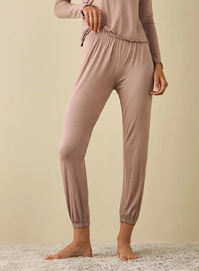 سبلاش فيڤ بيجامة بأساور وخصر مطاطي