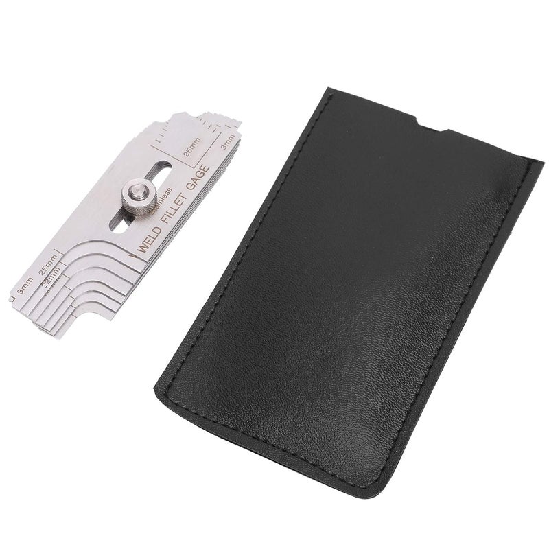 MG11 جسر كام اختبار اللحام مقياس الفولاذ المقاوم للصدأ المهنية بوصة متري الزندي أداة تفتيش لحام - Image 1