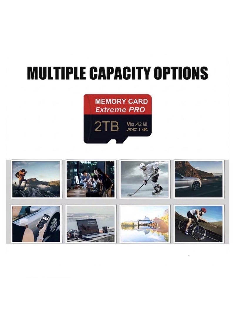 PRO Memory Card 2TB 4K XC1 High Speed Storage for Mobile Tablets, Toys - Image 4