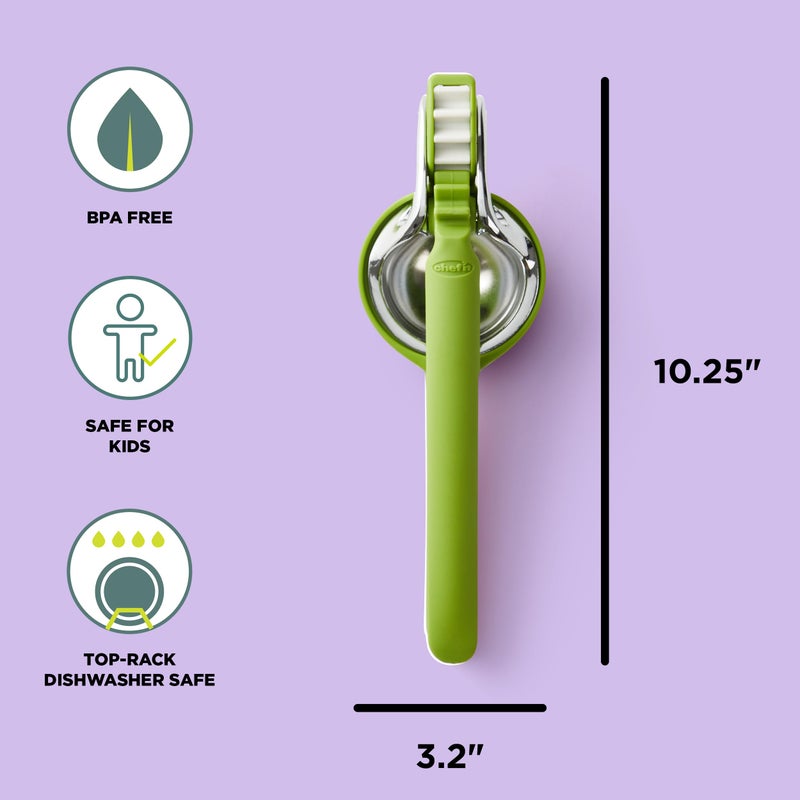 Chef'n عصارة الحمضيات Chef'n FreshForce، حجم واحد، أخضر - Image 2