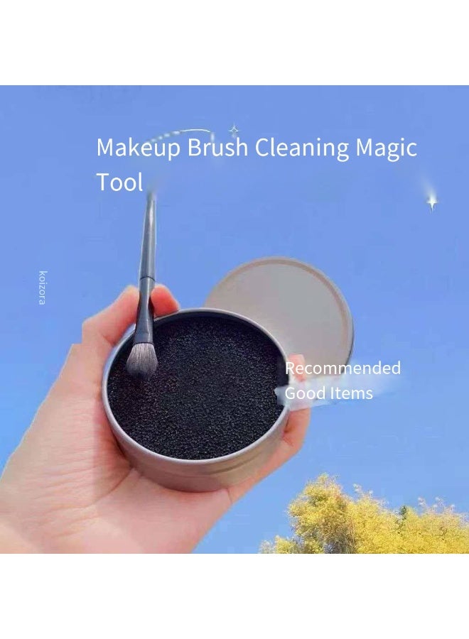 Dry Makeup Brush Cleaner, 1 Box + 7 Refills, Quick Color Switch Tool - Image 3