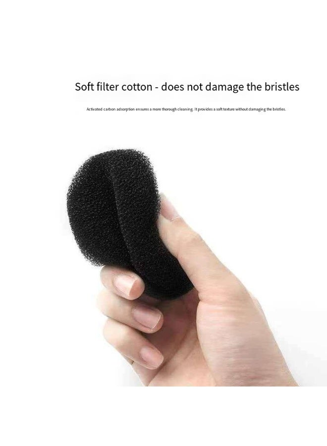 Dry Makeup Brush Cleaner, 1 Box + 7 Refills, Quick Color Switch Tool - Image 2