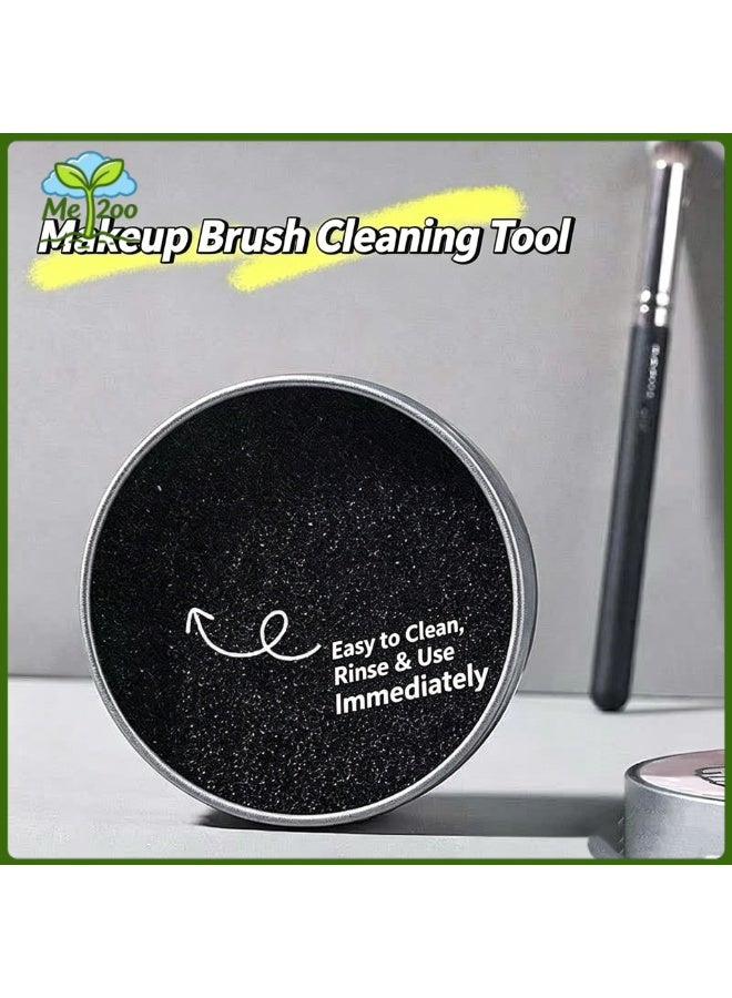 Dry Makeup Brush Cleaner, 1 Box + 7 Refills, Quick Color Switch Tool - Image 1