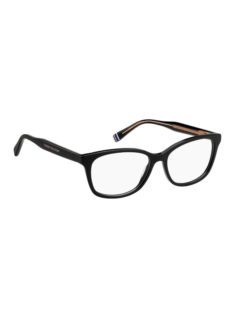 TOMMY HILFIGER Women's Rectangular Shape Acetate Sunglasses TH 2108  39 - Lens Size: 38.8 Mm - Black  - Image 2
