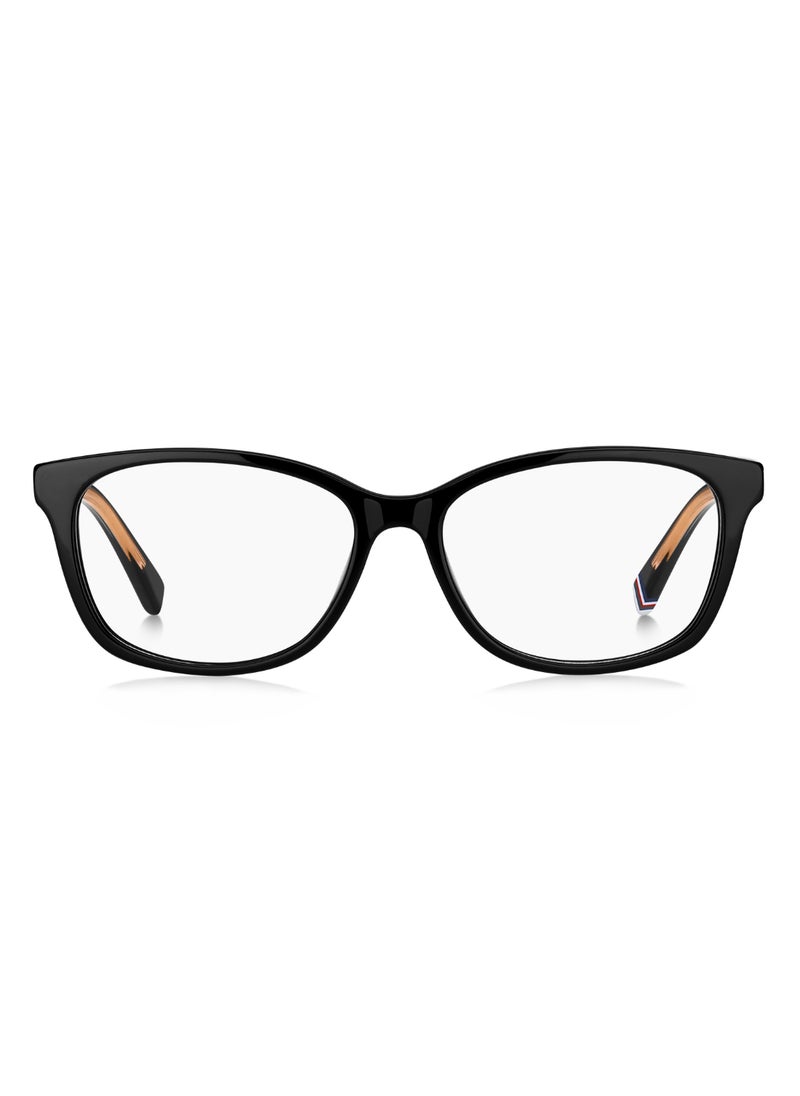 TOMMY HILFIGER Women's Rectangular Shape Acetate Sunglasses TH 2108  39 - Lens Size: 38.8 Mm - Black  - Image 3