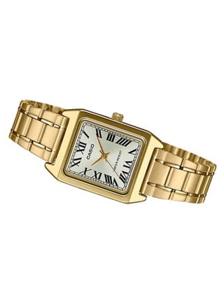 Women Stainless Steel Analog Wrist Watch LTP-V007G-9BUDF - 33 mm - Gold - view 3
