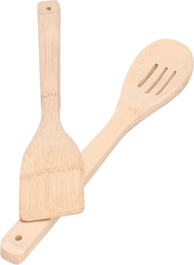 AKDC Cooking Utensil, Multi‑Purpose Kitchenware Bamboo Kitchen Utensil 4Pcs/Set Spatula Cooking-Tools Set For Home Kitchen - Image 4