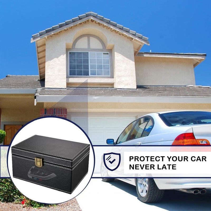 FOVNOT Faraday Box for Car Keys - RFID & Keyless Entry Signal Blocker Box, Anti-Theft Car Key Fob Protector with Secure Storage - Image 5