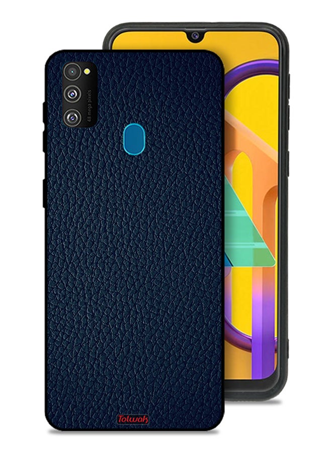 Tolwak Samsung Galaxy M30s Protective Case Cover Leather Pattern - Image 1