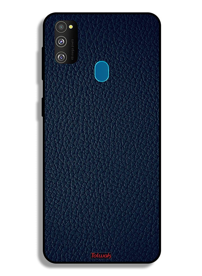 Tolwak Samsung Galaxy M30s Protective Case Cover Leather Pattern - Image 2