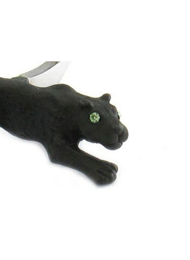 Safari Cuff-Daddy Painted Panther Cufflinks With Travel Presentation Gift Box  - Image 2