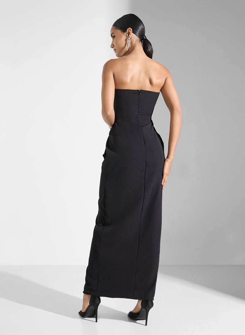 Ella Limited Edition Strapless Slit Dress - Image 2