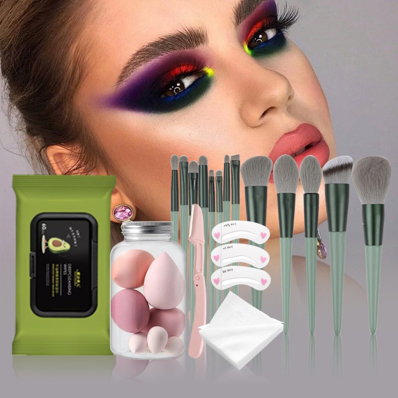 Complete set of makeup for beginners     POP009C-Orange - Image 3